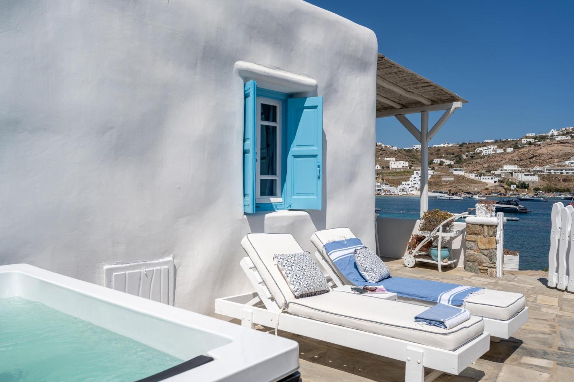 Luxury Sea House By Blue Waters Mykonos Vila Ornos  Exterior foto