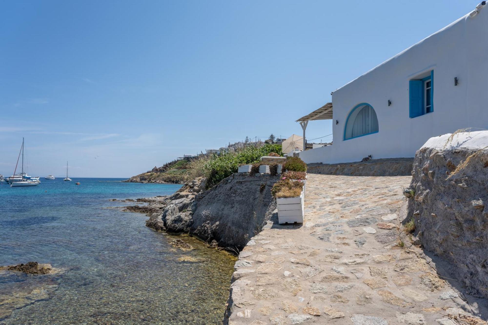 Luxury Sea House By Blue Waters Mykonos Vila Ornos  Exterior foto