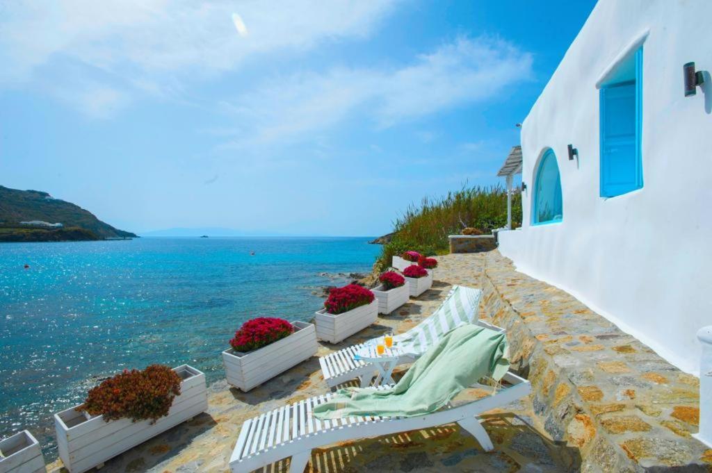 Luxury Sea House By Blue Waters Mykonos Vila Ornos  Exterior foto
